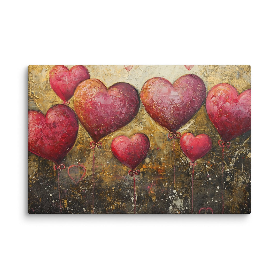 Love Always Rises Canvas Wall Art - Polendo Design canvas Wall Art Love Always Rises Canvas