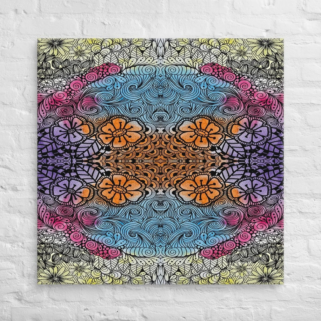 Cathedral Bloomwave Canvas Wall Art by Polendo Design - Polendo Design Cathedral Bloomwave canvas wall art