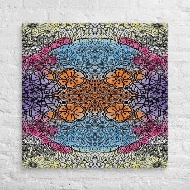 Cathedral Bloomwave Canvas Wall Art by Polendo Design - Polendo Design Cathedral Bloomwave canvas wall art