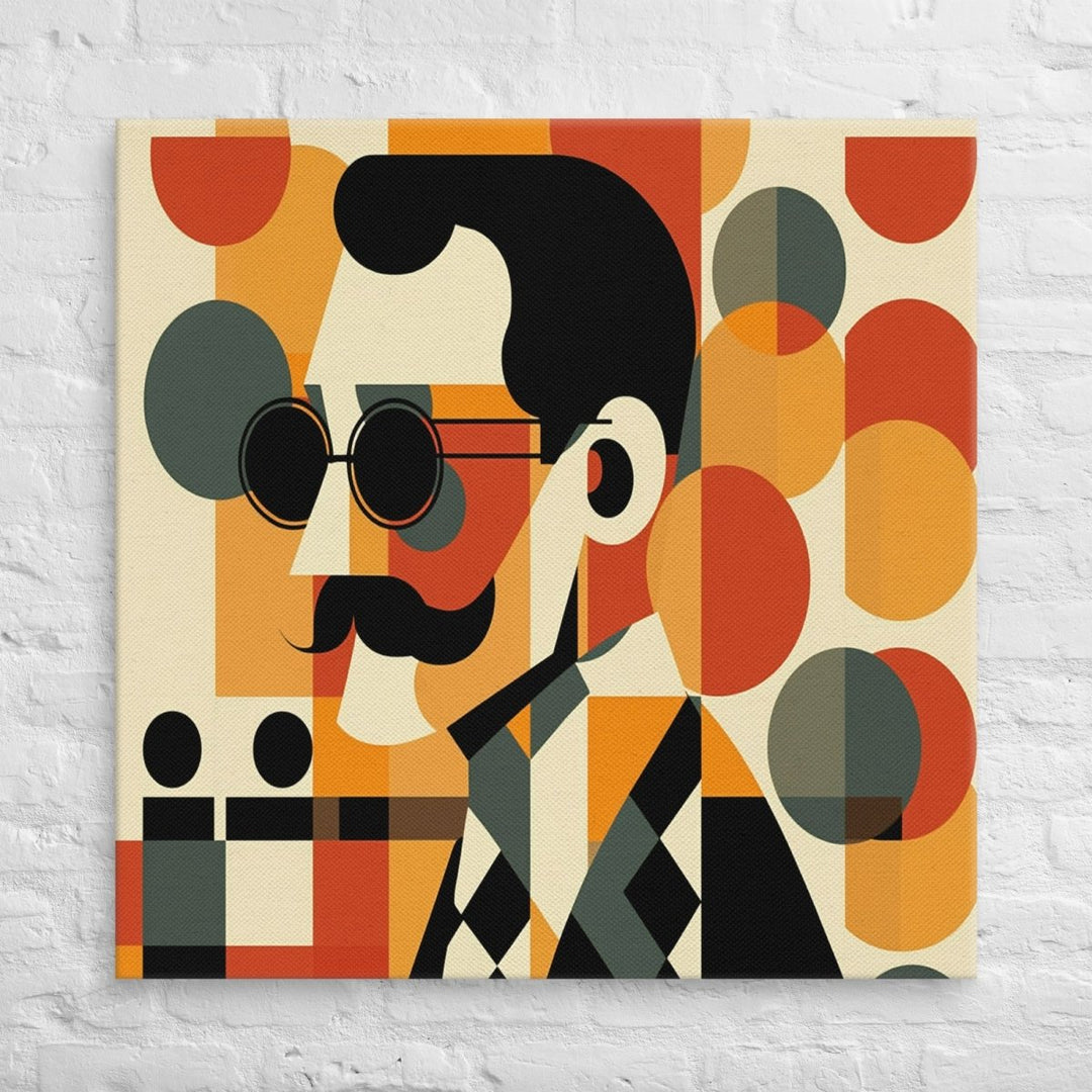 Retro Persona Canvas Wall Art by Polendo Design - Polendo Design Retro Persona canvas wall art