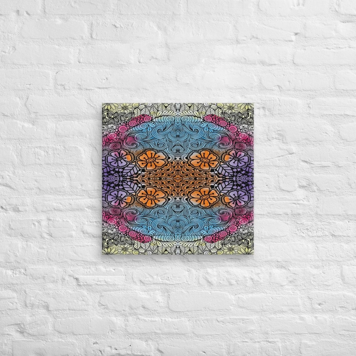 Cathedral Bloomwave Canvas Wall Art by Polendo Design - Polendo Design Cathedral Bloomwave canvas wall art