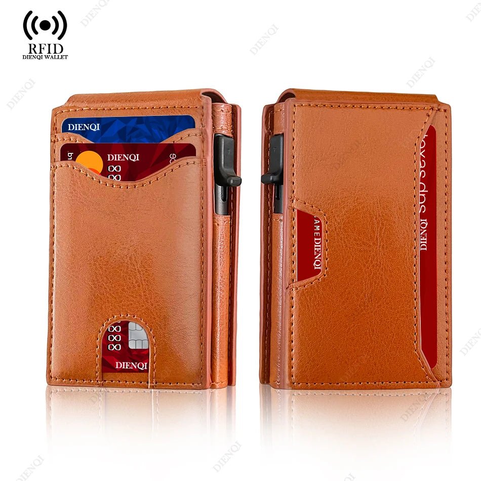 Carbon Fiber RFID Wallet Card Holder - Polendo Design Carbon Fiber RFID Wallet Card Holder