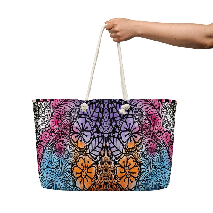Cathedral Bloomwave Oversized Weekender Bag - Polendo Design