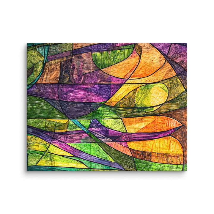 Chromatic Surge Canvas Wall Art - Polendo Design Chromatic Surge Canvas