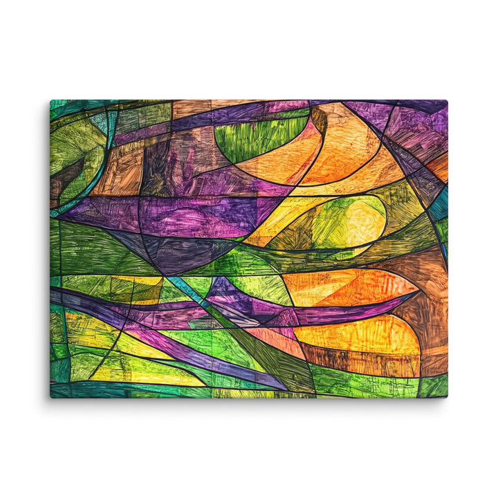 Chromatic Surge Canvas Wall Art - Polendo Design Chromatic Surge Canvas