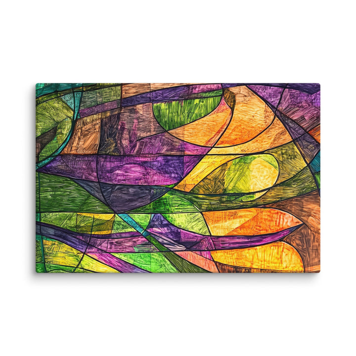 Chromatic Surge Canvas Wall Art - Polendo Design Chromatic Surge Canvas