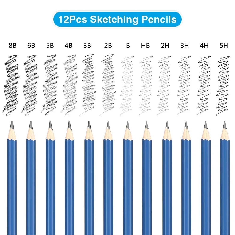 Colored Pencil &amp; Sketching Art Set by Polendo Design - Polendo Design Colored Pencil &amp; Sketching Art Set