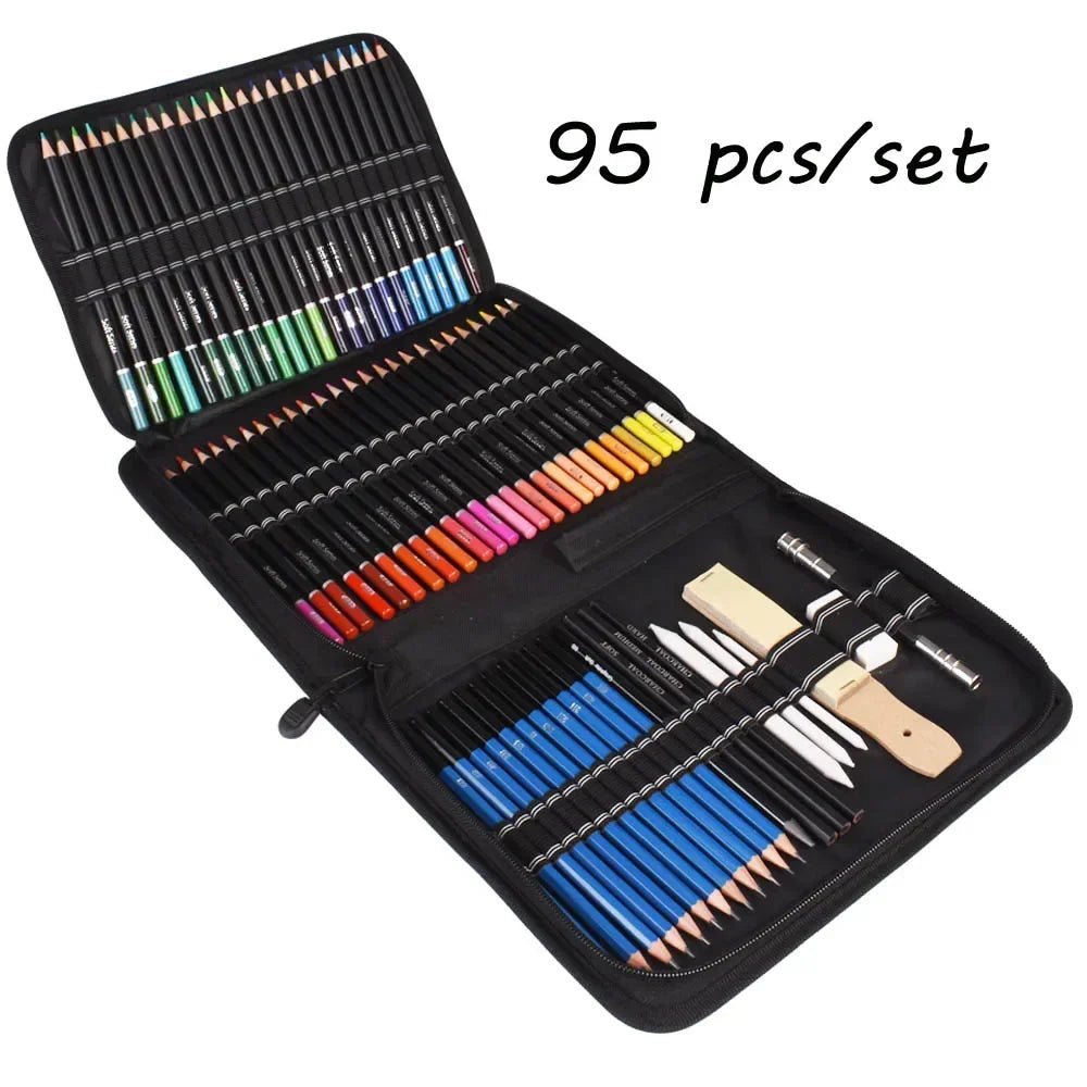 Colored Pencil &amp; Sketching Art Set by Polendo Design - Polendo Design Colored Pencil &amp; Sketching Art Set