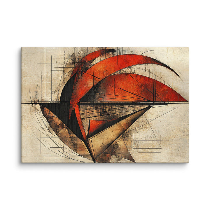 Constructed Momentum Canvas Wall Art - Polendo Design Constructed Momentum Canvas
