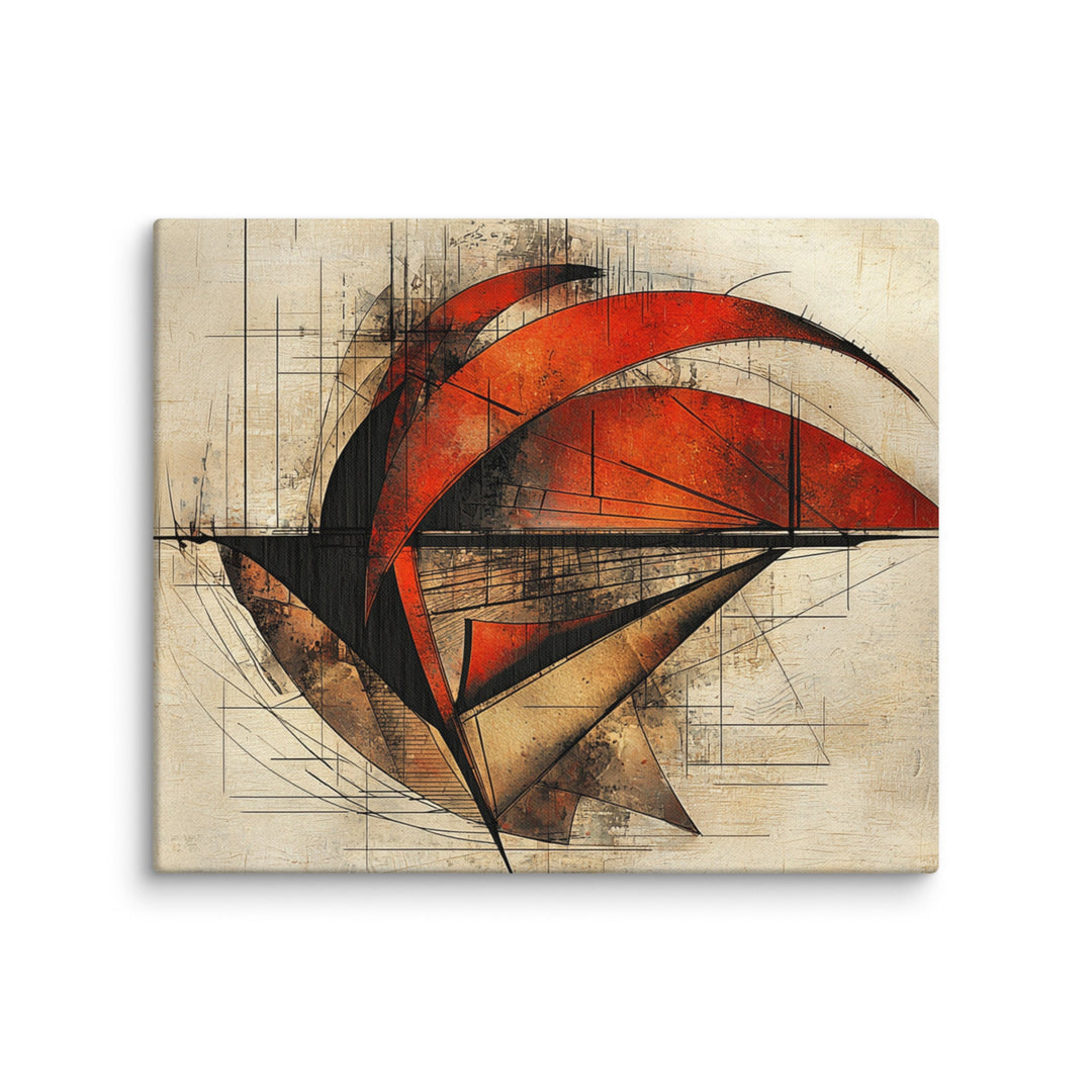 Constructed Momentum Canvas Wall Art - Polendo Design Constructed Momentum Canvas