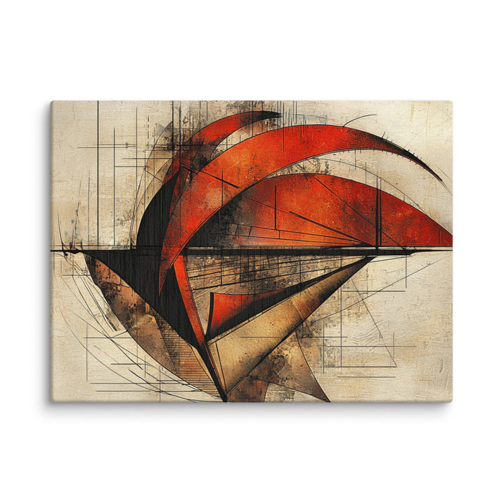 Constructed Momentum Canvas Wall Art - Polendo Design Constructed Momentum Canvas
