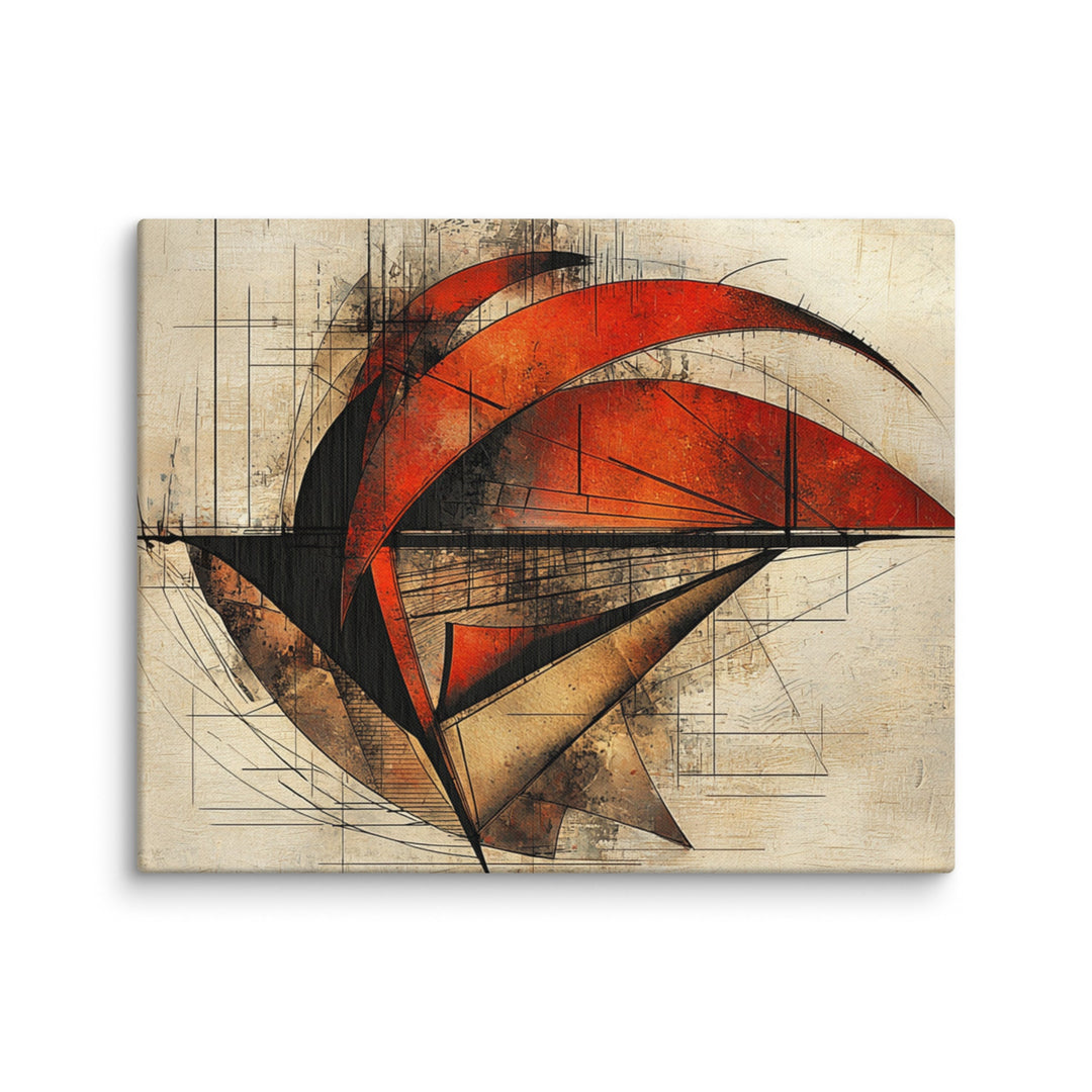 Constructed Momentum Canvas Wall Art - Polendo Design Constructed Momentum Canvas