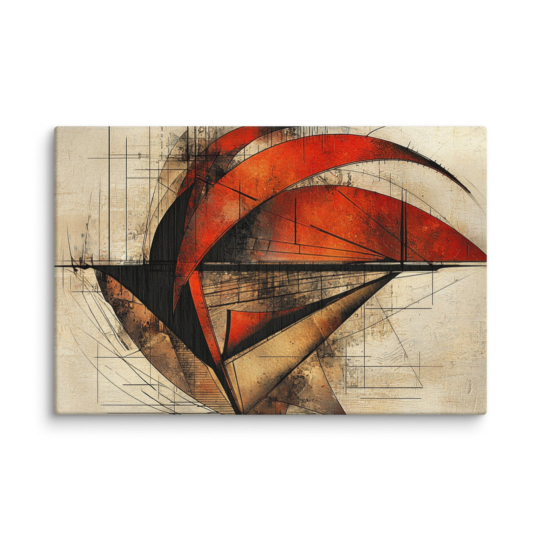 Constructed Momentum Canvas Wall Art - Polendo Design Constructed Momentum Canvas