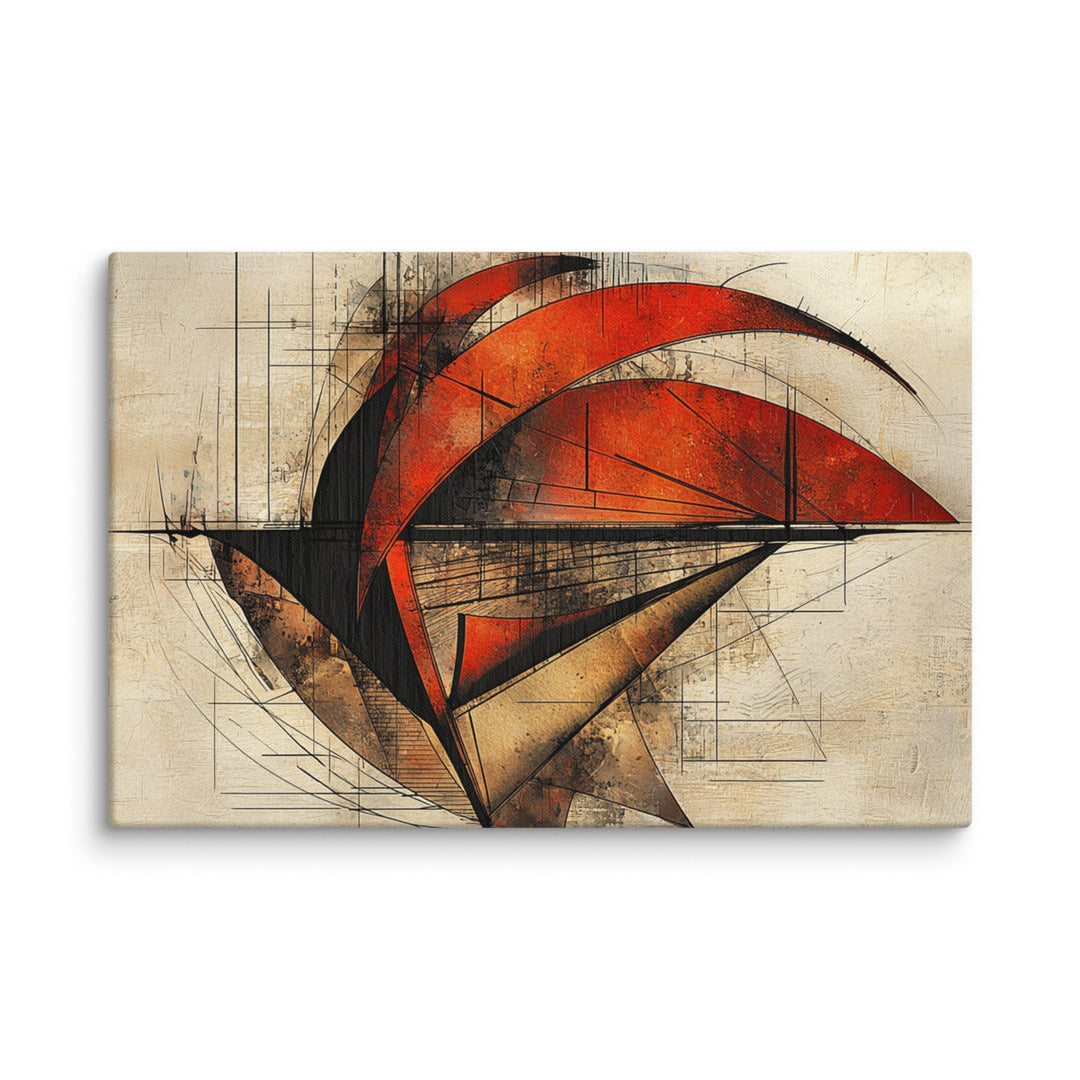 Constructed Momentum Canvas Wall Art - Polendo Design Constructed Momentum Canvas