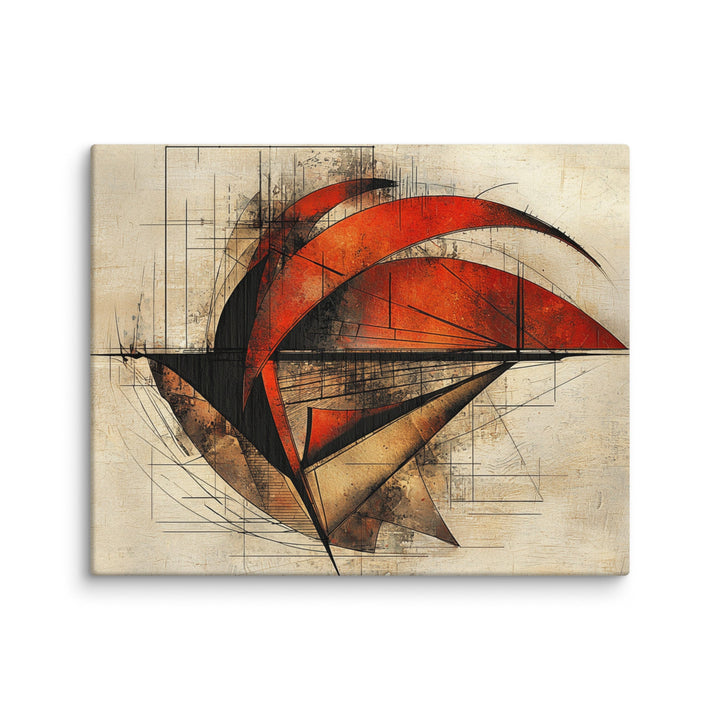 Constructed Momentum Canvas Wall Art - Polendo Design Constructed Momentum Canvas