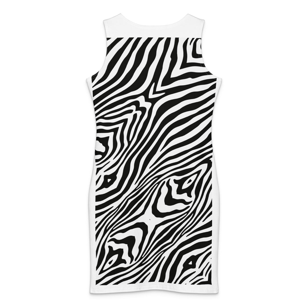 Zebra Cotton Baby Bodysuit Dress for Everyday Comfort - Polendo Design zebra cotton baby bodysuit dress
