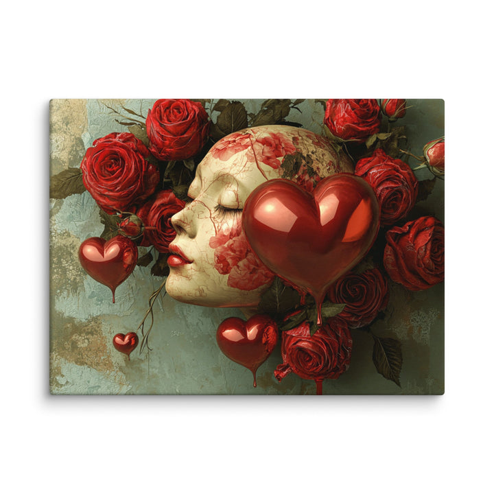 Devotion in Bloom Canvas Wall Art - Polendo Design Devotion in Bloom Canvas