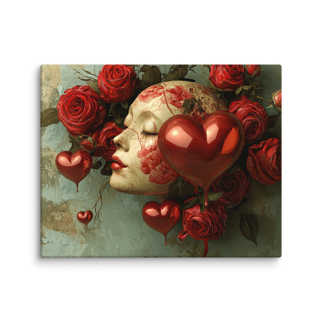 Devotion in Bloom Canvas Wall Art - Polendo Design Devotion in Bloom Canvas
