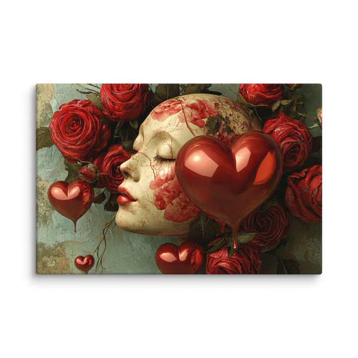 Devotion in Bloom Canvas Wall Art - Polendo Design Devotion in Bloom Canvas