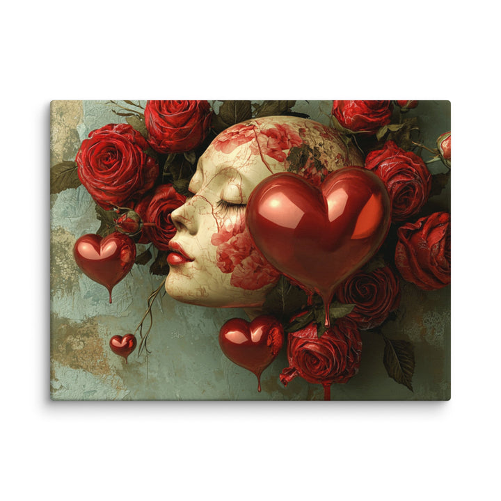 Devotion in Bloom Canvas Wall Art - Polendo Design Devotion in Bloom Canvas
