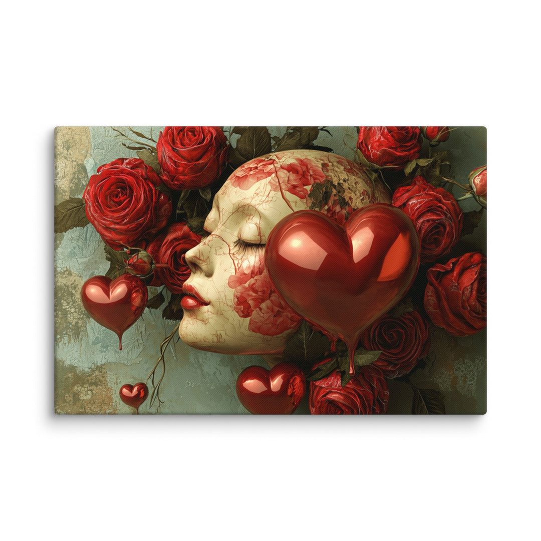 Devotion in Bloom Canvas Wall Art - Polendo Design Devotion in Bloom Canvas
