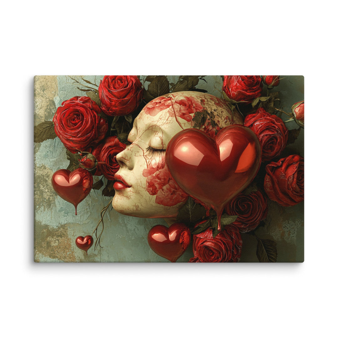 Devotion in Bloom Canvas Wall Art - Polendo Design Devotion in Bloom Canvas