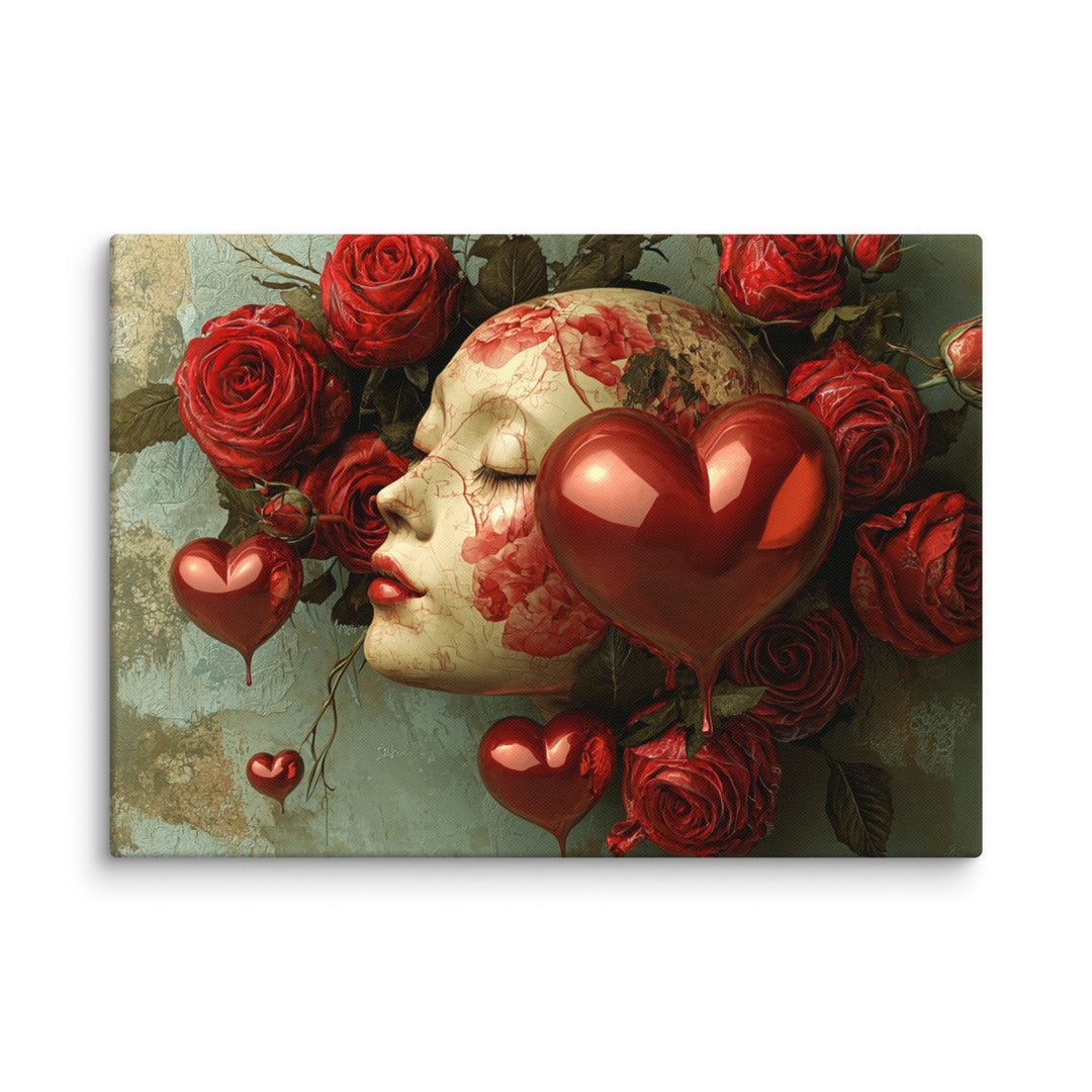 Devotion in Bloom Canvas Wall Art - Polendo Design Devotion in Bloom Canvas