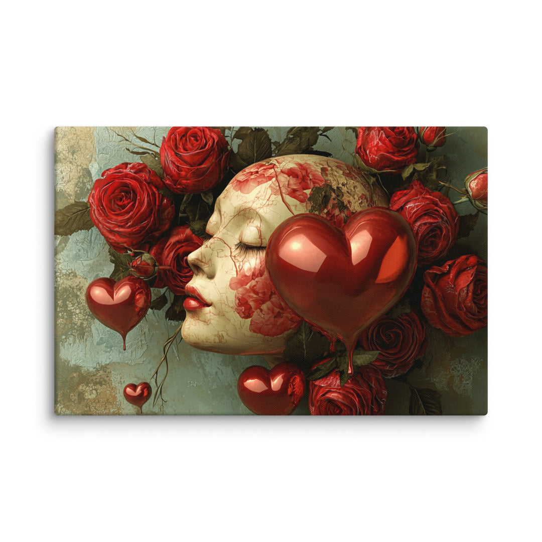 Devotion in Bloom Canvas Wall Art - Polendo Design Devotion in Bloom Canvas