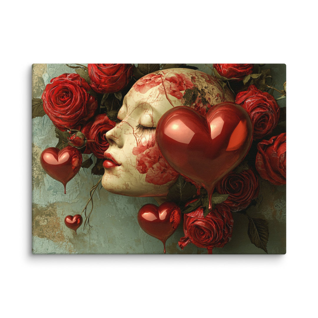 Devotion in Bloom Canvas Wall Art - Polendo Design Devotion in Bloom Canvas