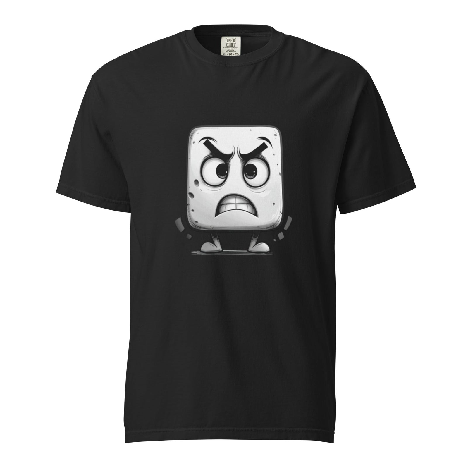 "Don't-Test-Me-Little-Block" garment-dyed heavyweight t-shirt - Polendo Design Tops & Tees - T-Shirts