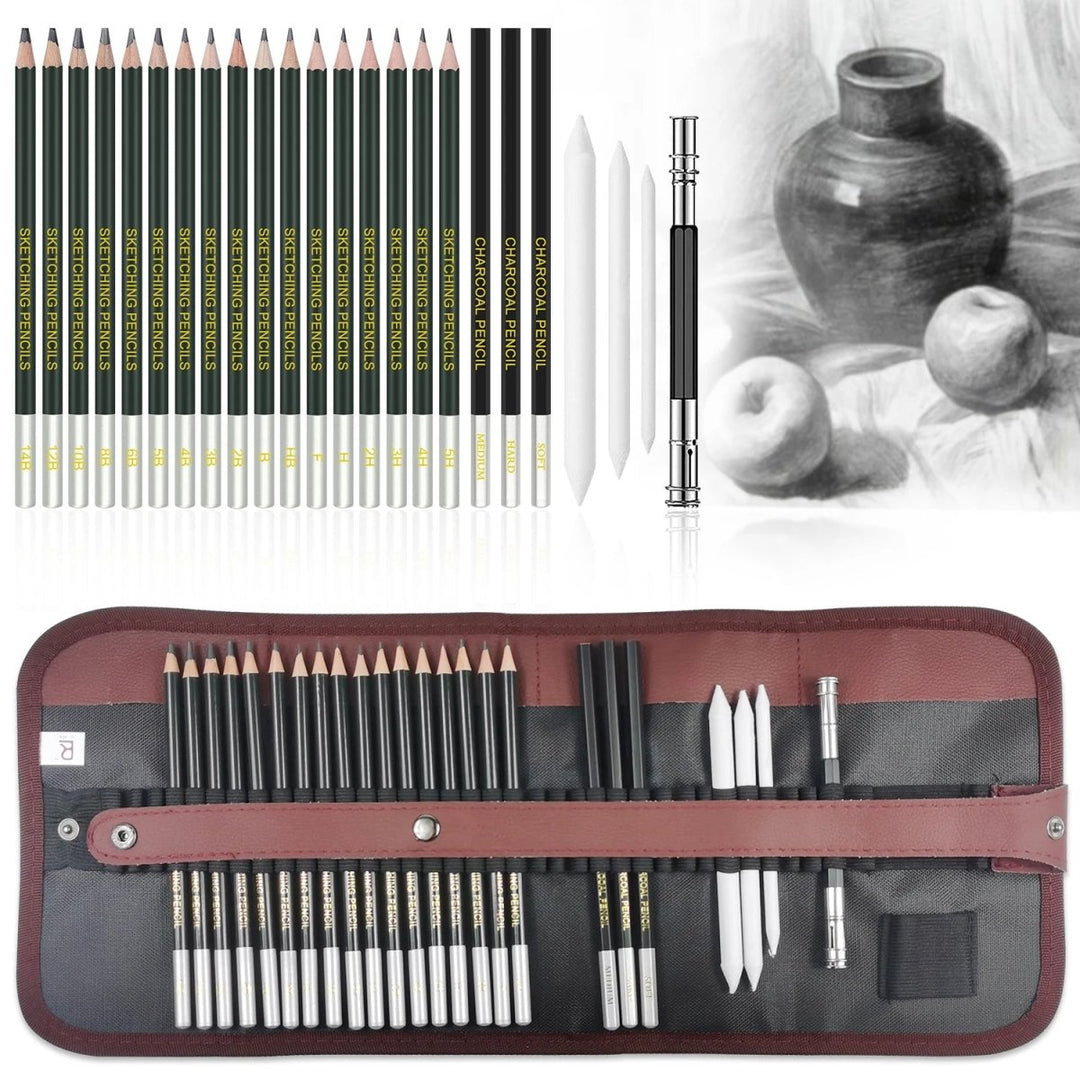 Drawing Sketching &amp; Coloring Pencil Set by Polendo Design - Polendo Design Drawing Sketching &amp; Coloring Pencil Set