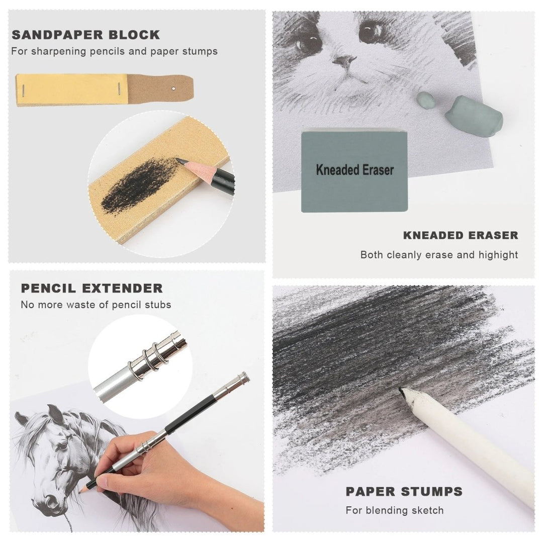 Drawing Sketching &amp; Coloring Pencil Set by Polendo Design - Polendo Design Drawing Sketching &amp; Coloring Pencil Set