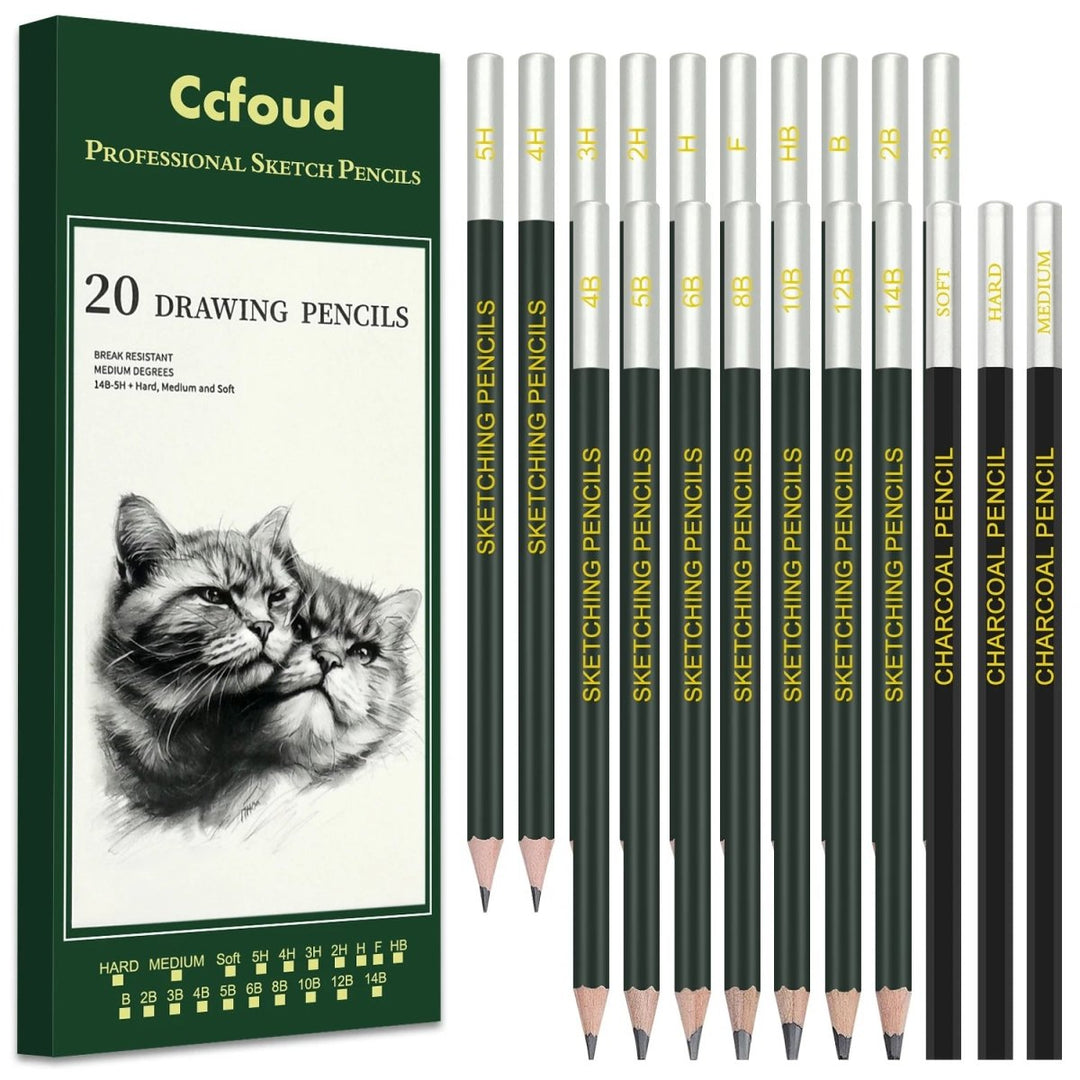 Drawing Sketching &amp; Coloring Pencil Set by Polendo Design - Polendo Design Drawing Sketching &amp; Coloring Pencil Set