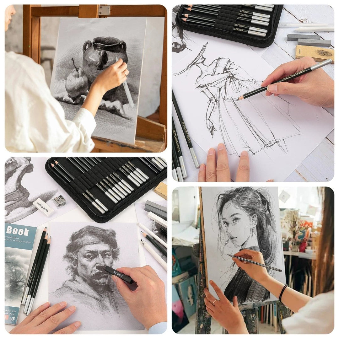 Drawing Sketching &amp; Coloring Pencil Set by Polendo Design - Polendo Design Drawing Sketching &amp; Coloring Pencil Set