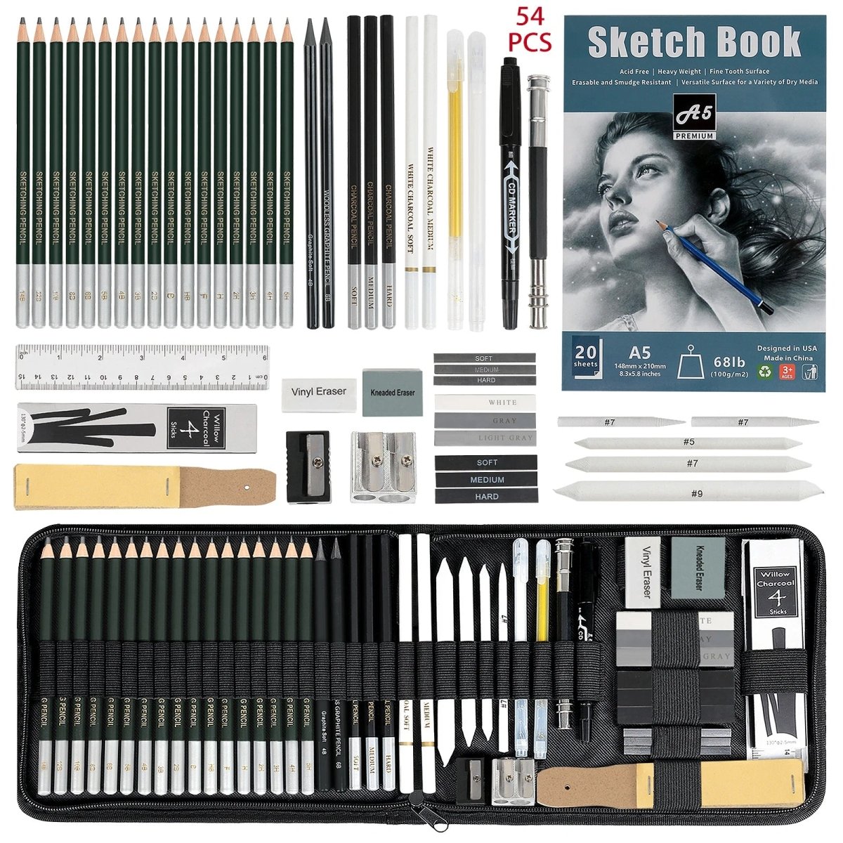 Drawing Sketching & Coloring Pencil Set by Polendo Design - Polendo Design Drawing Sketching & Coloring Pencil Set