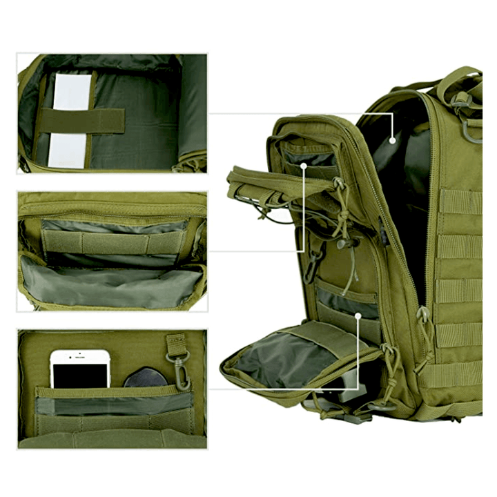 Tactical 15L Sling Backpack with Molle System