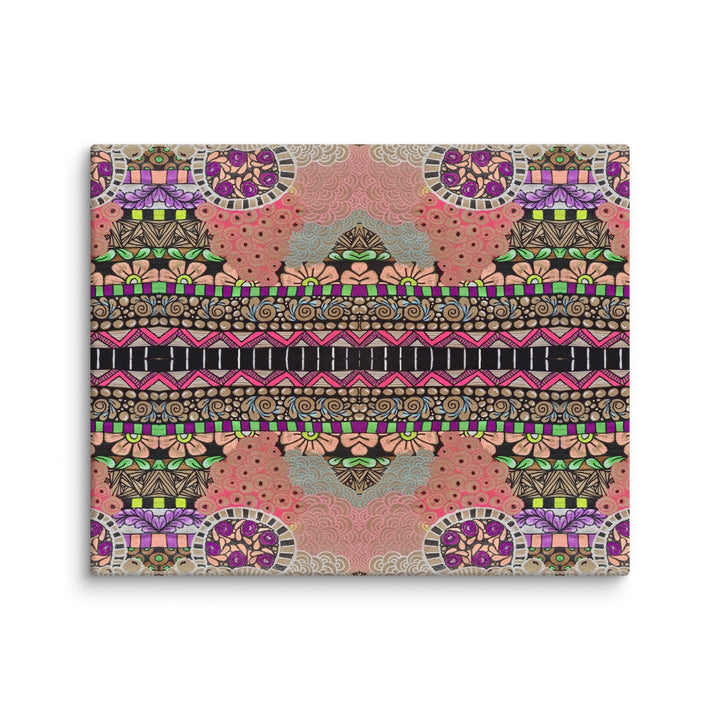Echo Garden Abstract Canvas Art Print - Polendo Design abstract canvas art
