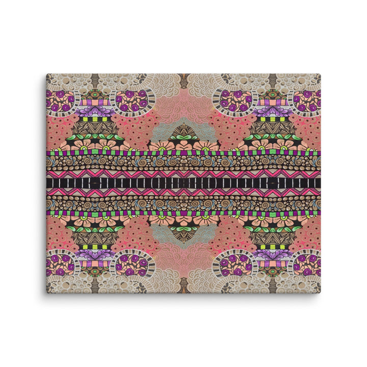 Echo Garden Abstract Canvas Art Print - Polendo Design abstract canvas art
