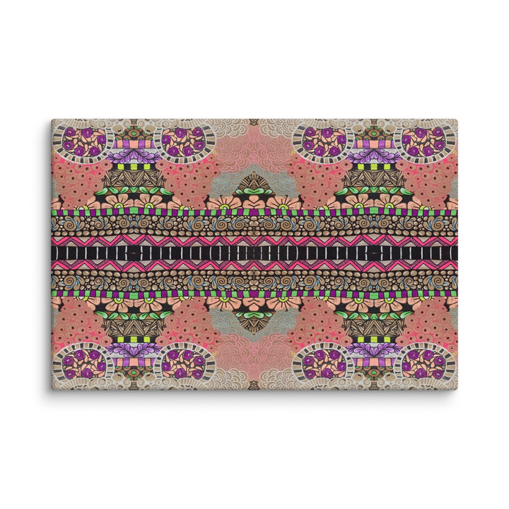 Echo Garden Abstract Canvas Art Print - Polendo Design abstract canvas art