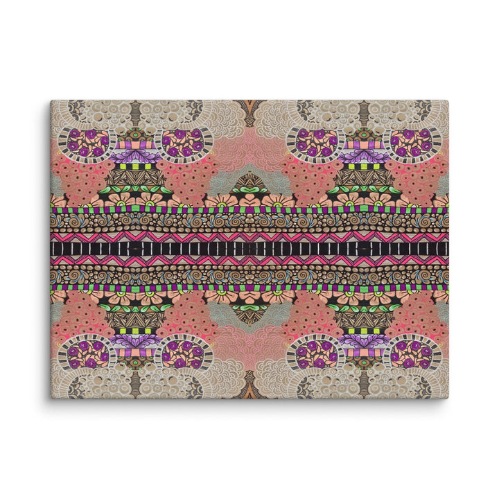 Echo Garden Abstract Canvas Art Print - Polendo Design abstract canvas art
