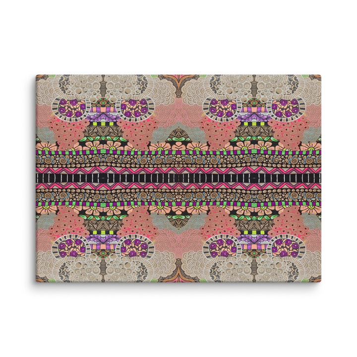 Echo Garden Abstract Canvas Art Print - Polendo Design abstract canvas art