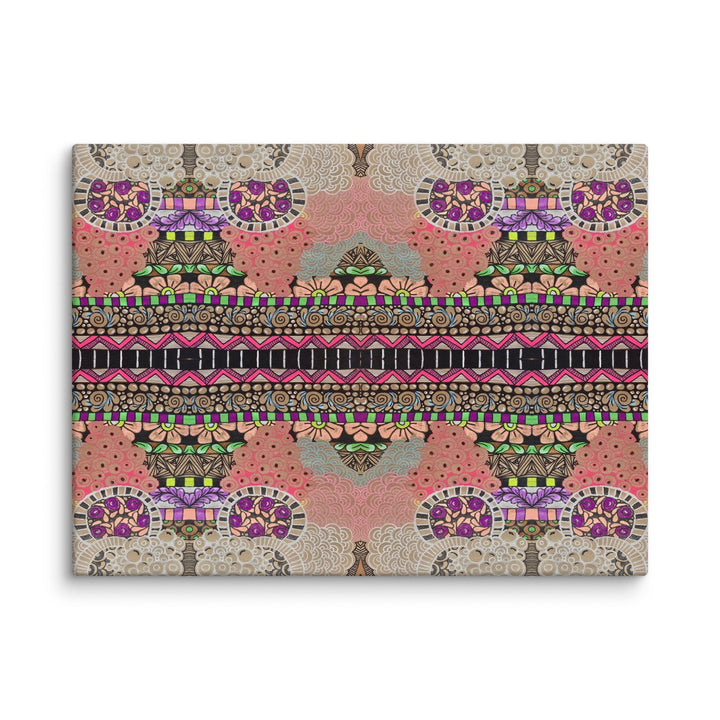 Echo Garden Abstract Canvas Art Print - Polendo Design abstract canvas art