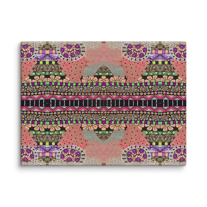 Echo Garden Abstract Canvas Art Print - Polendo Design abstract canvas art