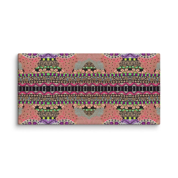 Echo Garden Abstract Canvas Art Print - Polendo Design abstract canvas art