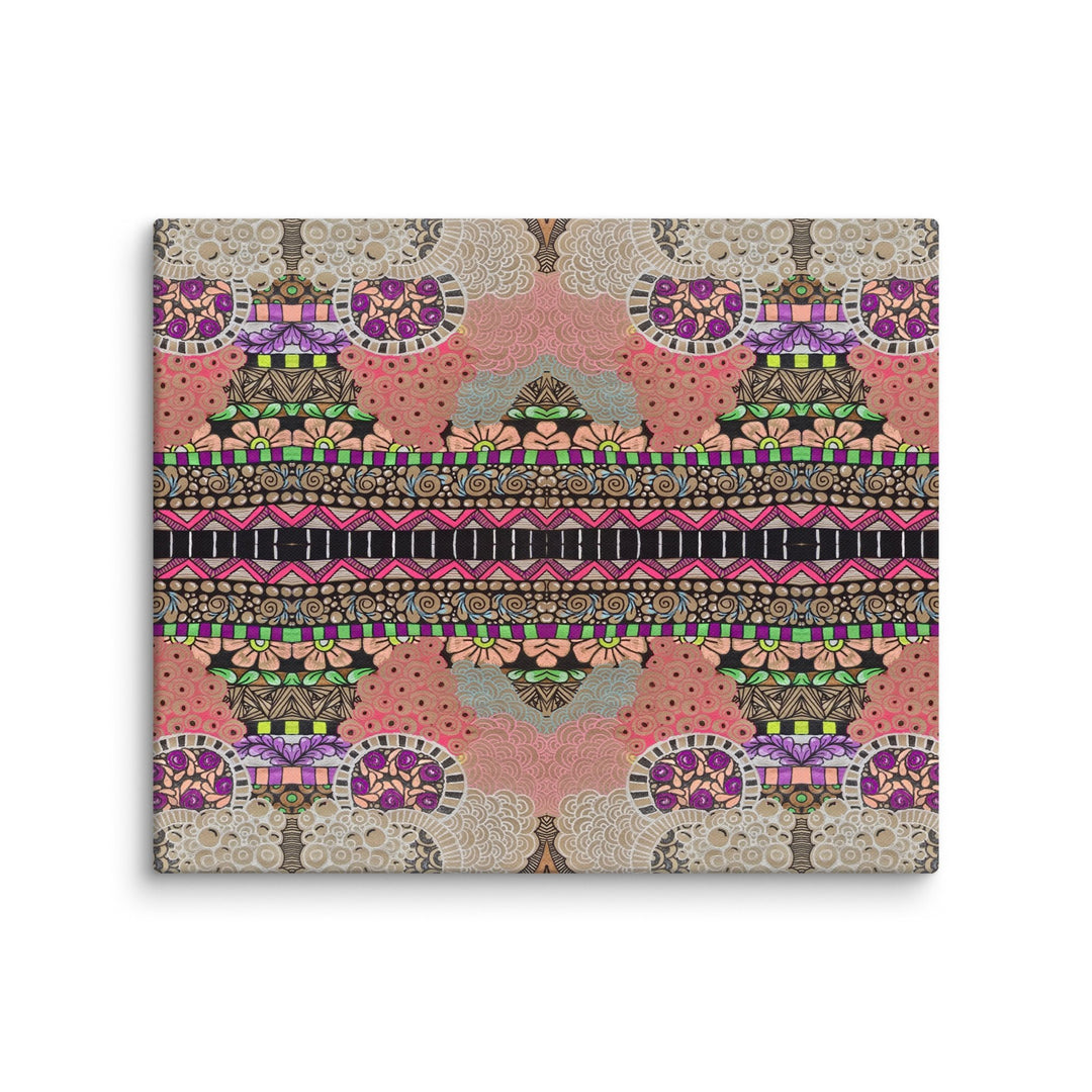 Echo Garden Abstract Canvas Art Print - Polendo Design abstract canvas art