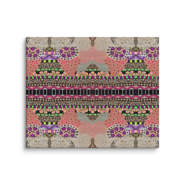Echo Garden Abstract Canvas Art Print - Polendo Design abstract canvas art