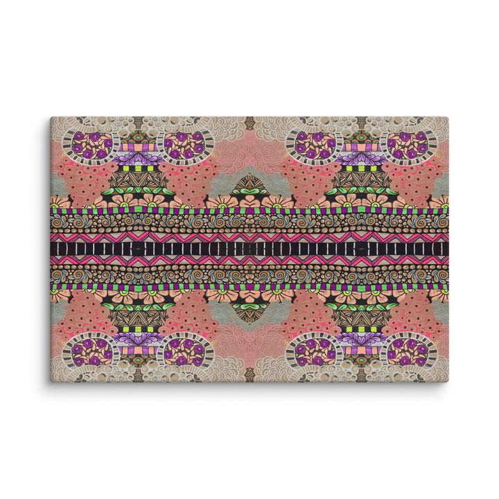 Echo Garden Abstract Canvas Art Print - Polendo Design abstract canvas art