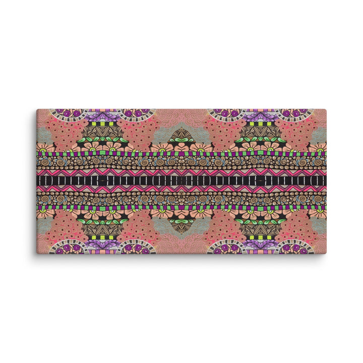 Echo Garden Abstract Canvas Art Print - Polendo Design abstract canvas art