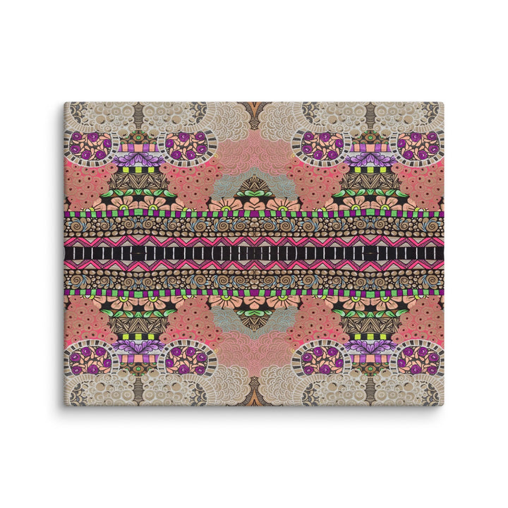 Echo Garden Abstract Canvas Art Print - Polendo Design abstract canvas art