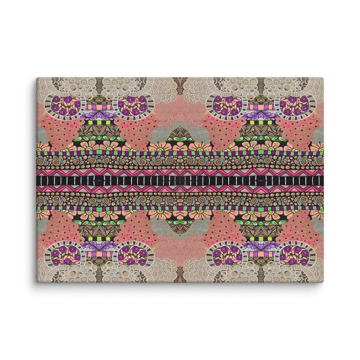 Echo Garden Abstract Canvas Art Print - Polendo Design abstract canvas art